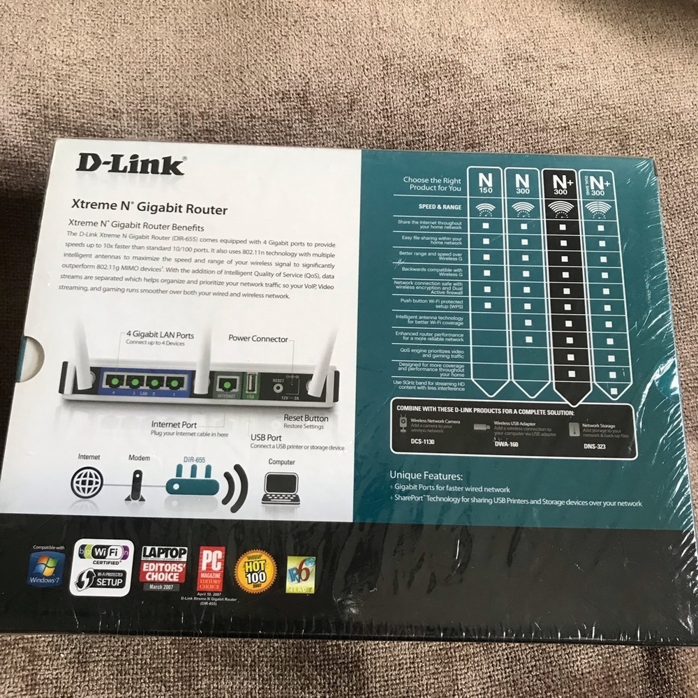 NWT D-Link Wireless Router (DIR-655) - Picture 7 of 7